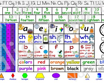 1st Grade Learning Helper - Printable/Digital Download