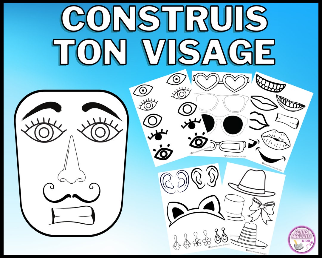 Crafts for Children to Print, Preschool and Primary, Assemble the Parts ...