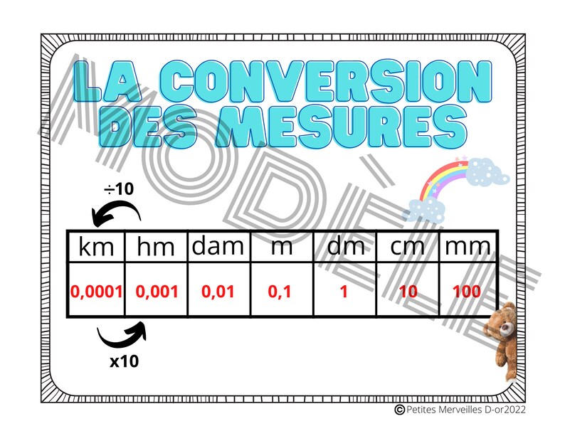 French Workbook for Primary Children | Measurement Conversion ...