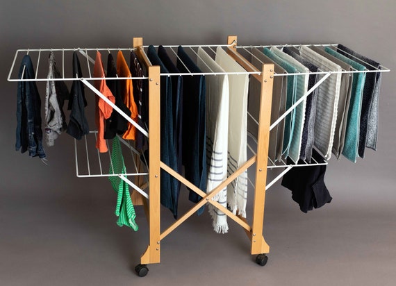 Foldable Clothes Drying Rack for Laundry Extra Large Heavy - Etsy UK