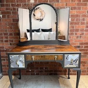 Upcycled pine dressing table deals