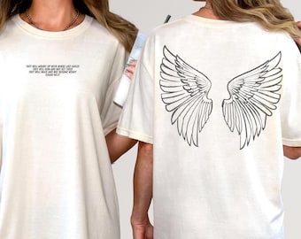 Winged T-Shirt Isaiah 40:31 - Inspirational Shirt, Bible Verse Tee, Pilot gift, Unisex, Women in Aviation, Aviatrix, Flygirl