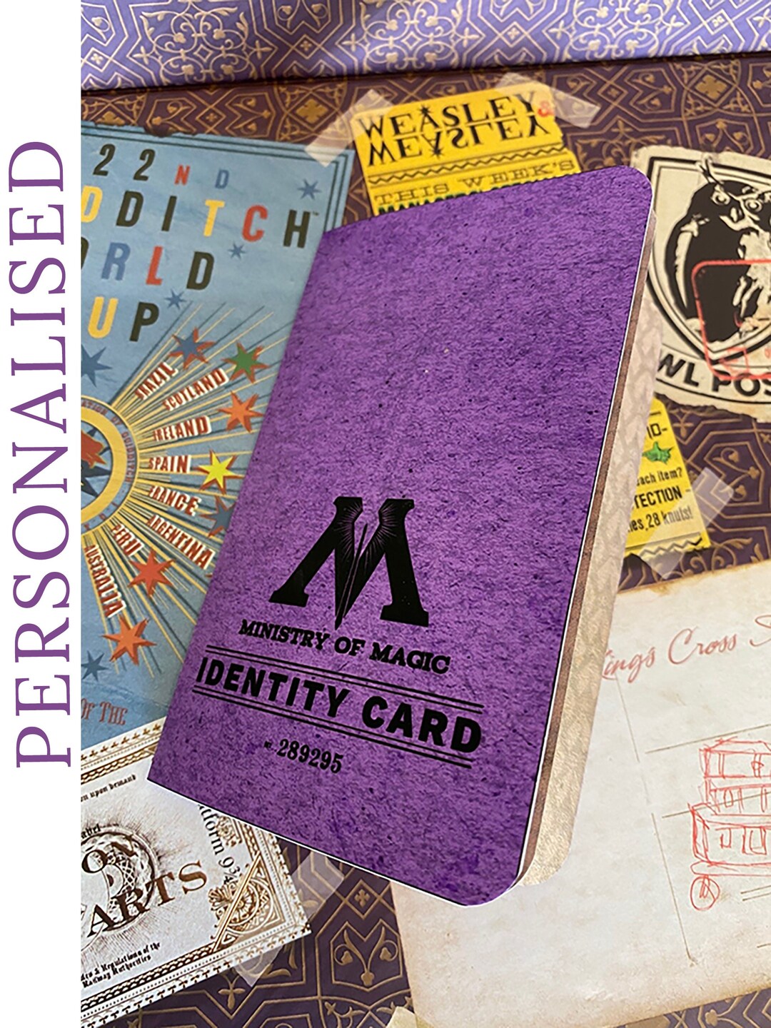 Harry Potter Personalised Ministry of Magic ID Card Your Photo and ID ...