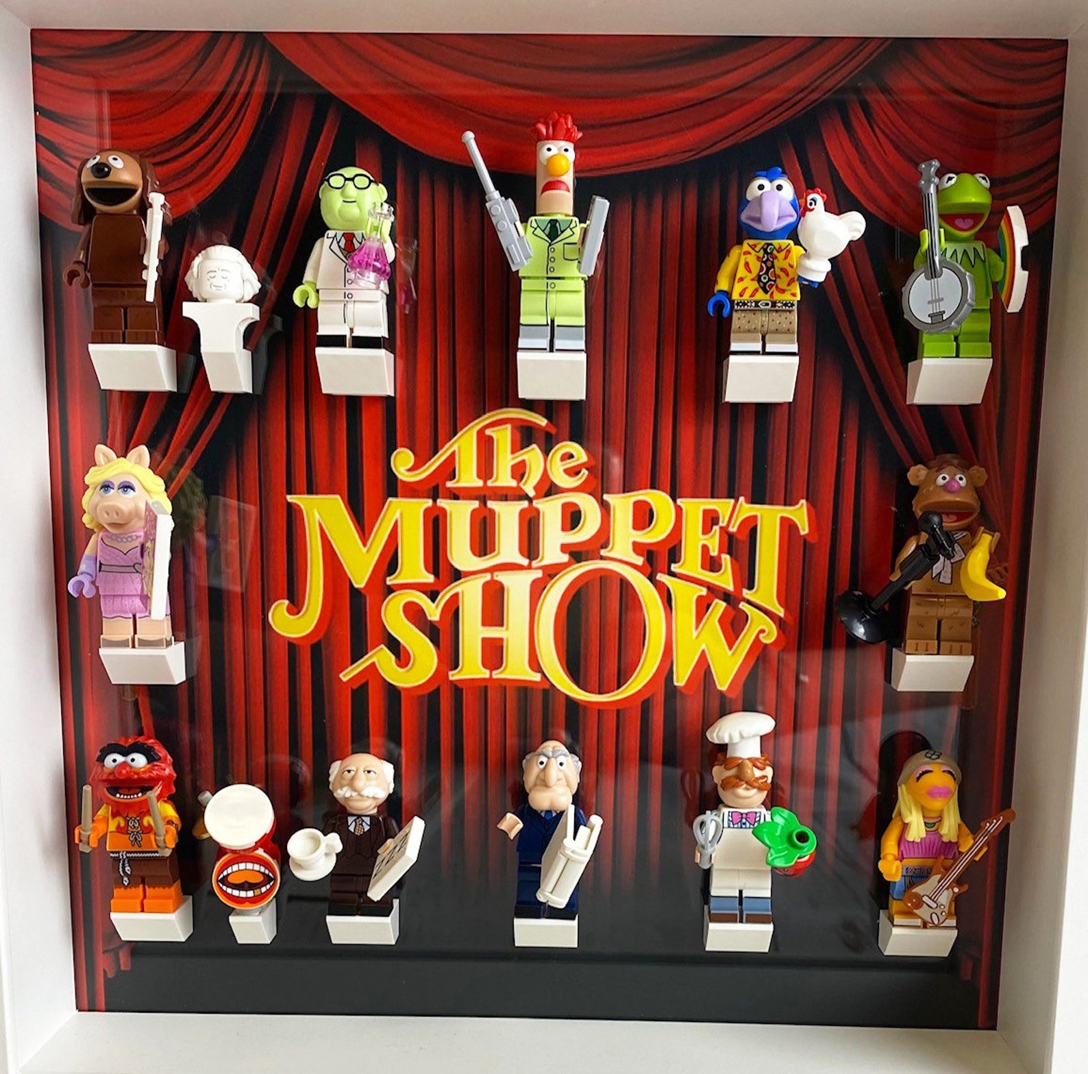 Display Case Frame for Lego the Muppets Minifigures Figures Etsy UK