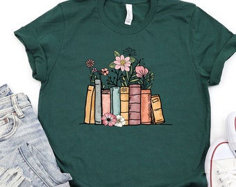 Geschenk für Buchliebhaber, Buchliebhaber Tshirt, Geschenk für Lehrer, Geschenk für Bibliothekare, Geschenk für Mama, Bücherwurm Shirt, Buch Tshirt