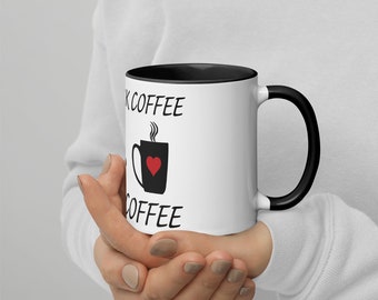 I don't drink coffee to wake up, Kaffeebecher, süßer Weckbecher, Kaffeetassen, Weihnachtsgeschenk für Kaffeeliebhaber