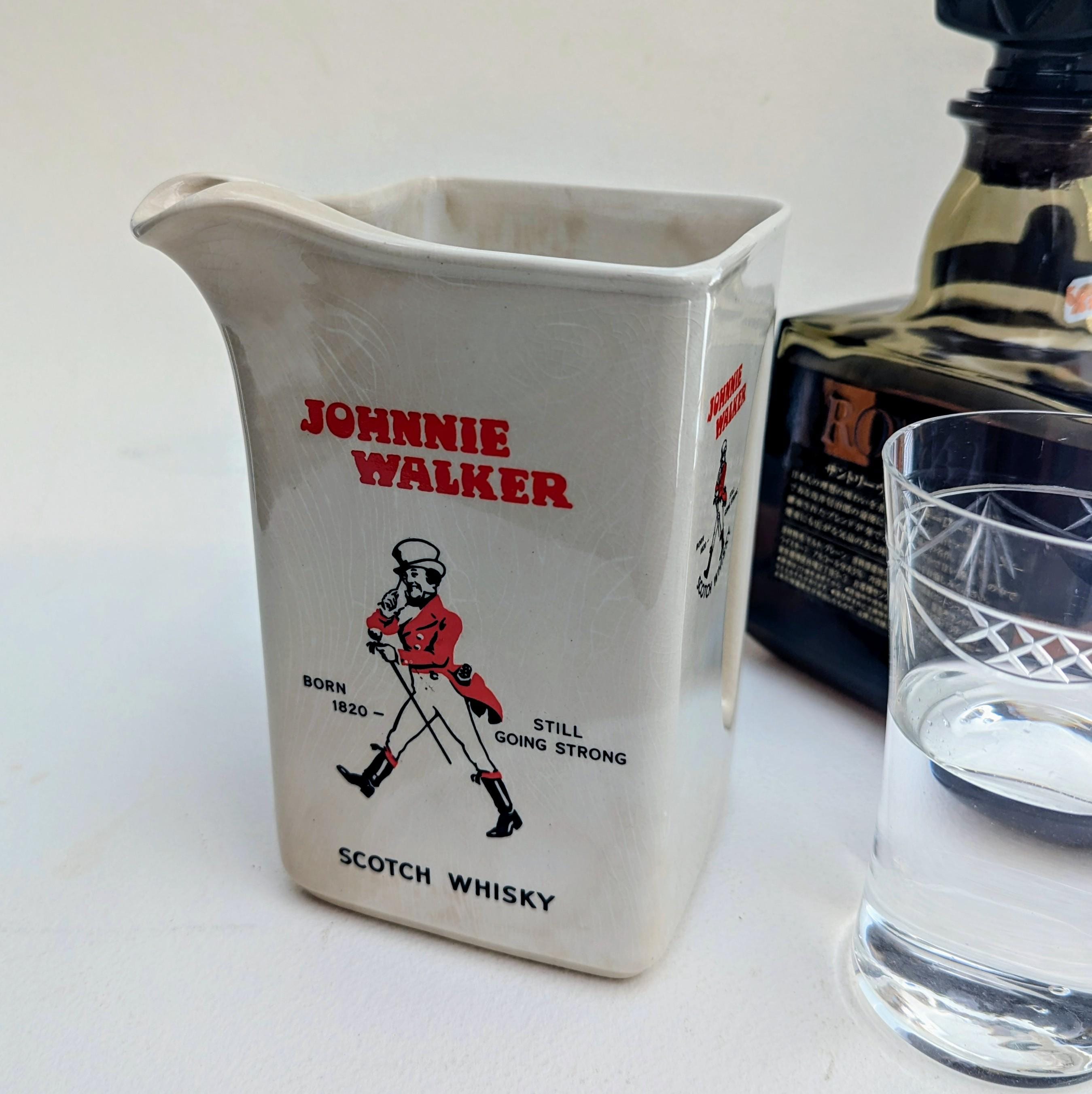 Johnnie Walker ウォータージャグ　イギリスWADE陶器　希少品 Johnnie Walker ウォータージャグ イギリスWADE陶器 希少品