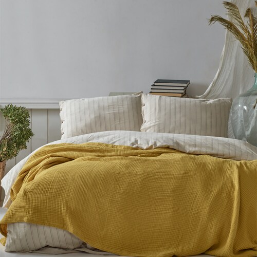 saffron quilt cover set