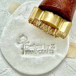 Benutzerdefinierte Clay Stempel für Keramik Keramik Stempel Seifenstempel Geschenk für Potter Polymer Stamps Keramikstempel für Keramik Stempel Custom Made Clay