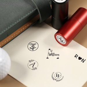 Personalisierter Ihren eigenen Golfball Stempel, Golfball Marker, benutzerdefinierte Golfball Stempel, benutzerdefinierter rostfreier Stempel, Golfer Sport Geschenk, Vatertagsgeschenk