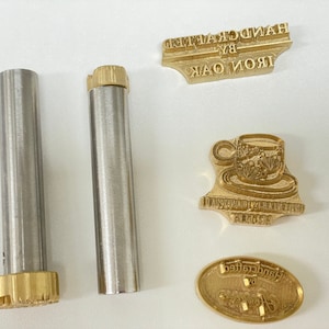 Timbro in ottone in pelle personalizzato per pressa a martello per pelle con manico, regalo per artigiano della pelle, regalo per papà, regalo per marito