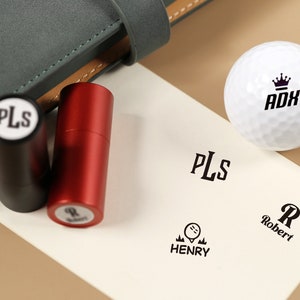 Timbro personalizzato per pallina da golf, marcatore per pallina da golf, timbro personalizzato per pallina da golf, timbro monogramma per pallina da golf, timbro a inchiostro per pallina da golf, regalo sportivo per golfisti