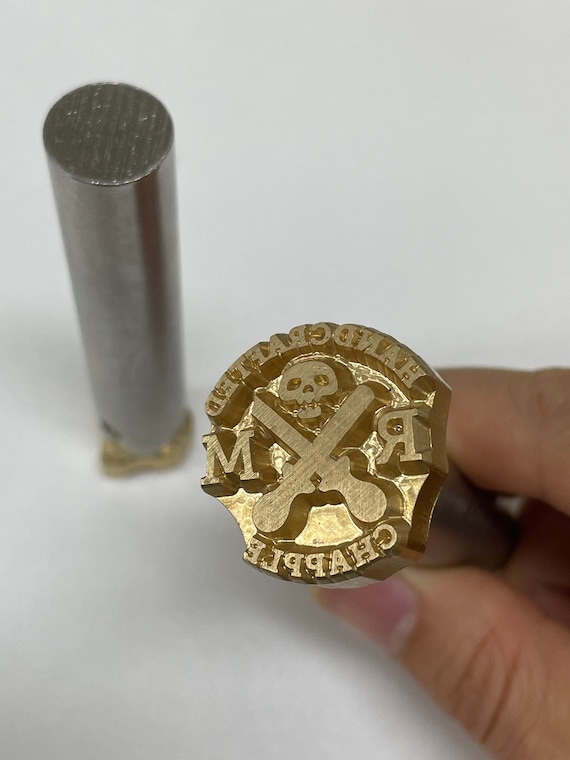 Custom Leather Brass Stamp for Vegetable Tanned Leather Hammer Etsy