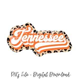 Leopard Volunteers Tennessee sublimatie png-bestand - direct downloaden - digitale overdracht