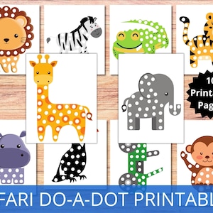 Do A Dot Printable, Fine Motor activity for kids, Montessori activity, preschool activity, homeschool art, toddler printable, color matching