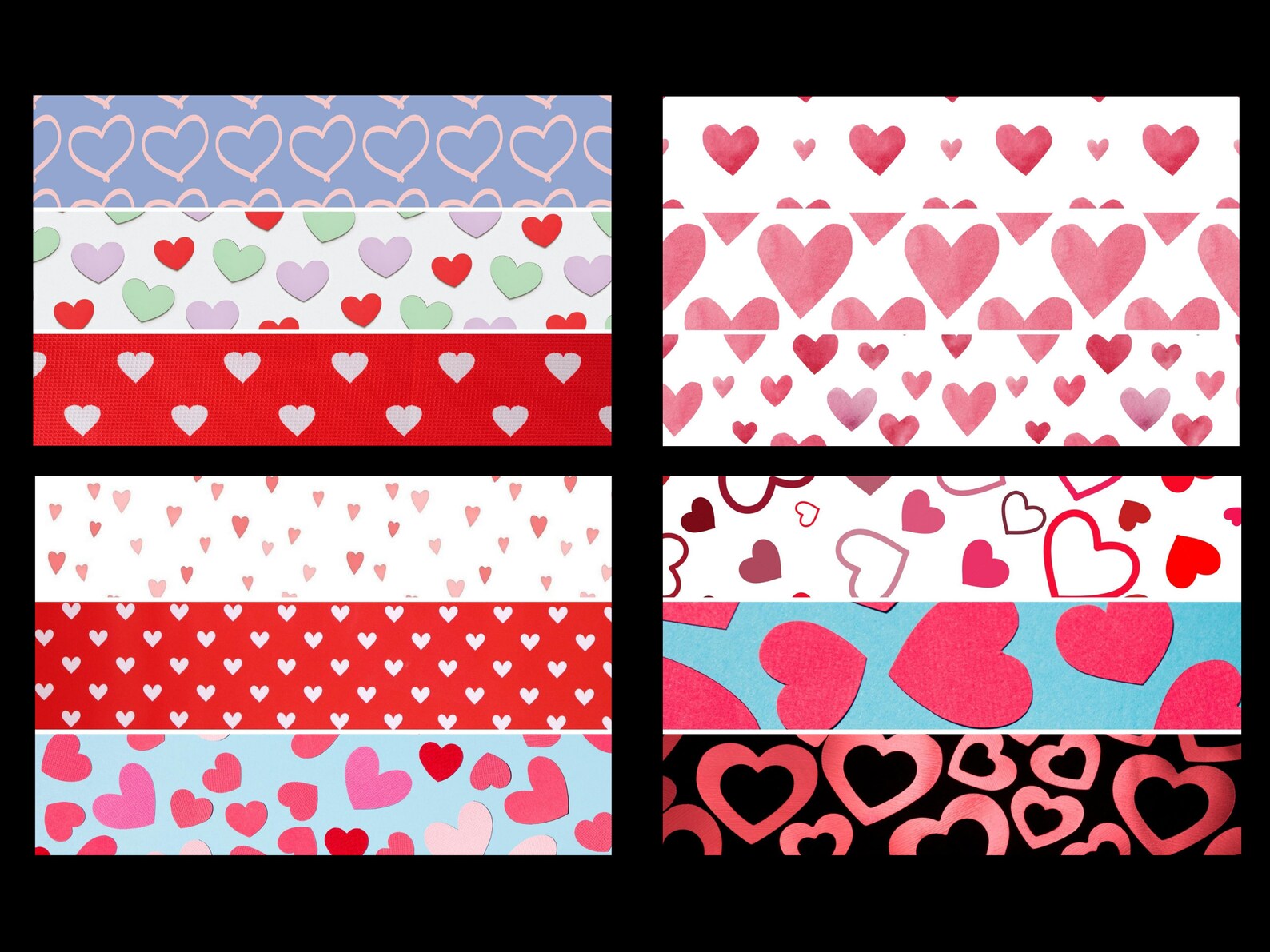 Valentine Classroom Bulletin Board Border Pack, Valentine's Day ...