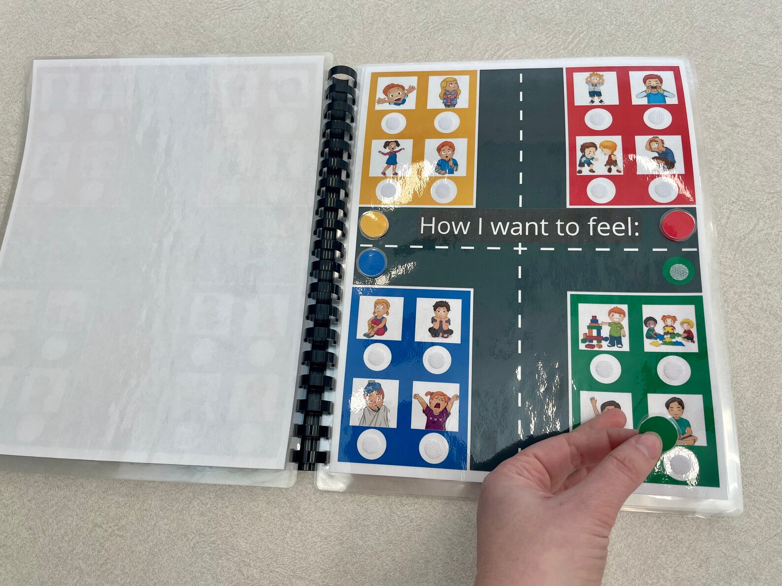 Emotional Regulation Workbook for Kids, Calming Corner Tool, Self ...