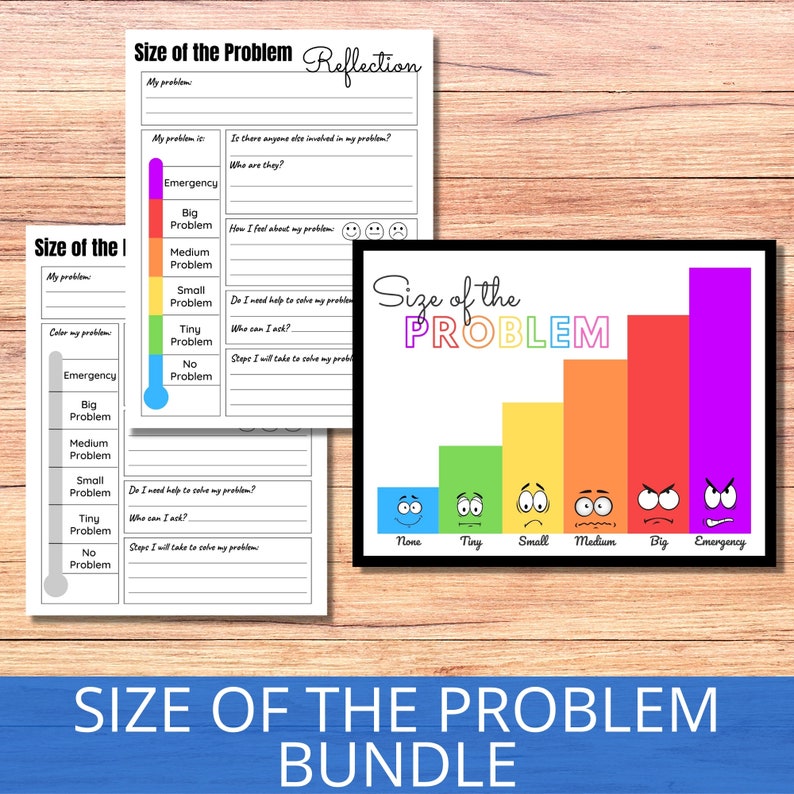 Size of the Problem Bundle, Emotional Regulation Zone Tool, Self ...