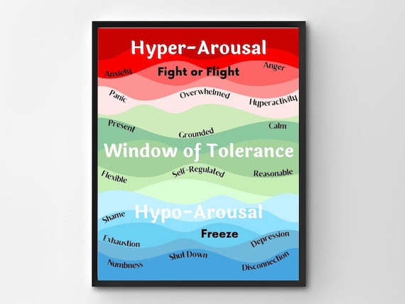 Window of Tolerance Poster Self regulation - Il 570xN.3776964930 H29y