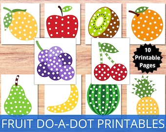 Do A Dot Printable, Fine Motor Activity for Kids, Montessori Activity ...