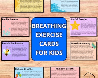 Mindful Breathing Exercises for Kids, Deep Breathing Techniques, Self-Regulation Exercises, Calming Corner, Grounding Technique, SEL Tool