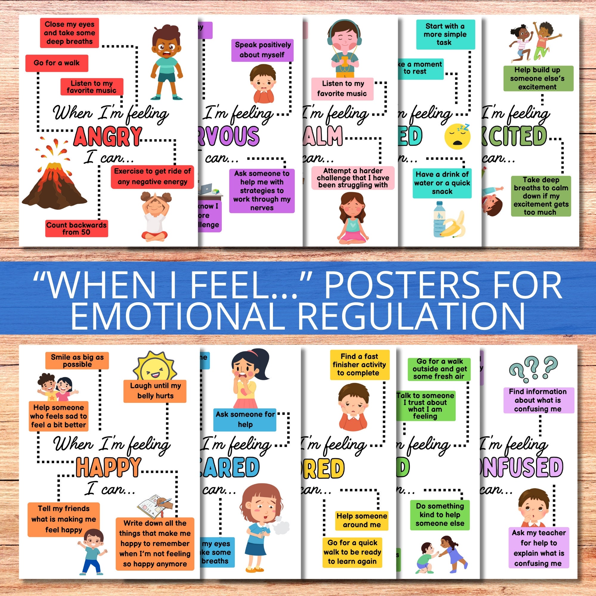 Social Emotional Learning Task Cards, SEL Skills Activities, Emotional ...