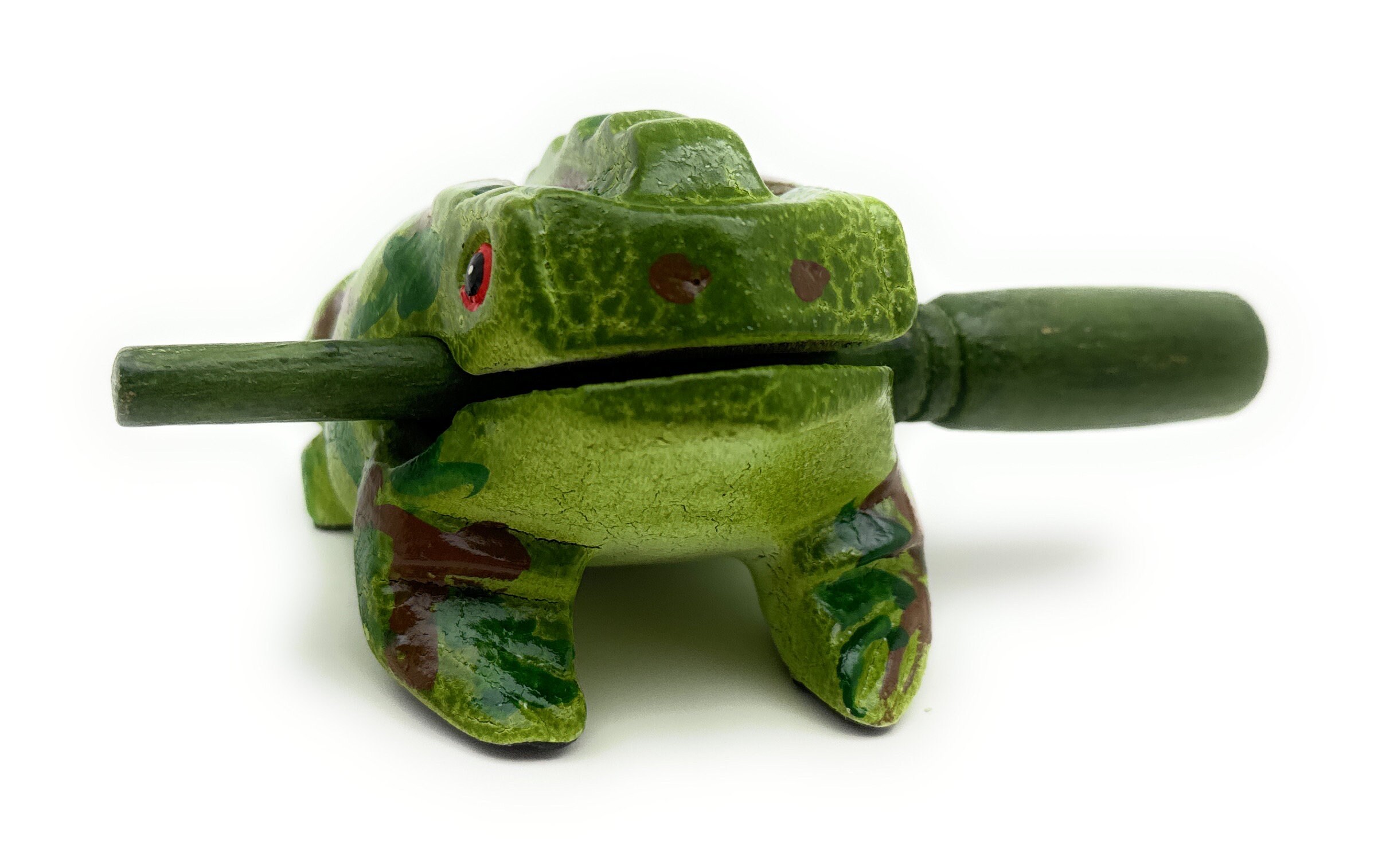 3 Colorful Wood Croaking Army Musical Frog Percussion Drum Rasp ...