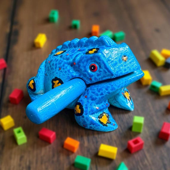 Ocean Blue frog 5 inches