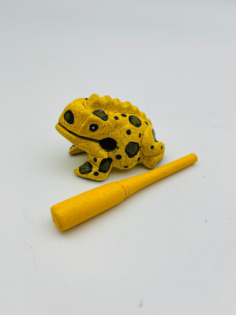 Colorful Wood Croaking Musical Frog Percussion Drum Rasp - Etsy