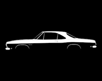 Barracuda Fastback and Notchback (1967) Silhouette Vector File - Etsy