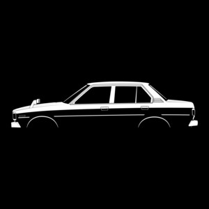 Corolla (E70) Silhouette Vector File