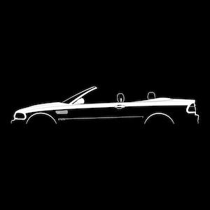 M3 E46 Silhouette Vector File image 2