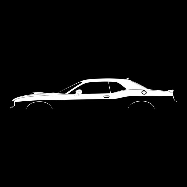 Challenger Silhouette Vector File