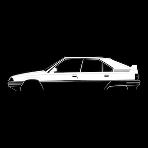 BX GTi 16v Silhouette Vector File