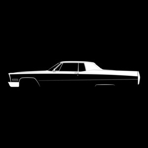 Coupe de Ville (1967) Silhouette Vector File