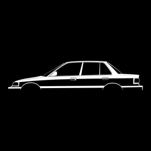Civic (EF) Silhouette Vector File