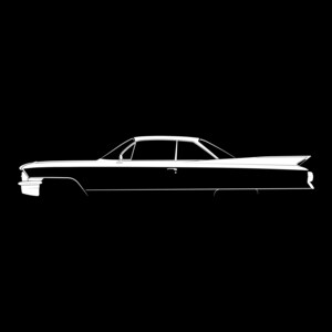 De Ville Coupe and Sedan (1961) Silhouette Vector File