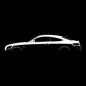 C-Class Coupe AMG (W205) Silhouette Vector File