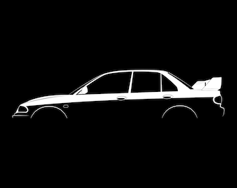 Lancer GSR Evolution III Silhouette Vector File - Etsy Lancer GSR Evolution III Silhouette Vector File - Etsy