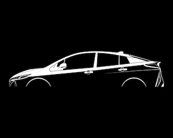 Prius Prime (2016) Silhouette-vectorbestand