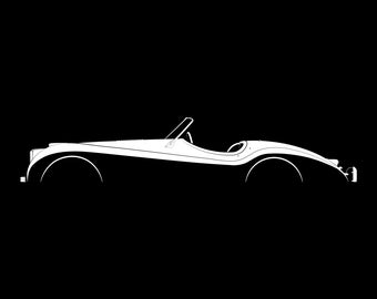 XK120 Silhouette Vector File