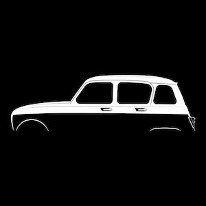 4 L Silhouette Vector File