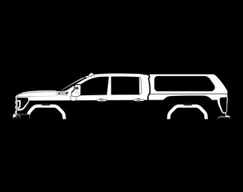 2023 GMC Sierra 2500HD AT4 SVG Vector for Cricut - Etsy