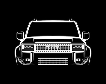 Land Cruiser Prado (LC250) Front and Rear Vector File - Etsy