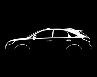 Archivo vectorial de silueta RX F-Sport (AL10)