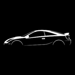 Celica GT-S (T230) Silhouette Vector File
