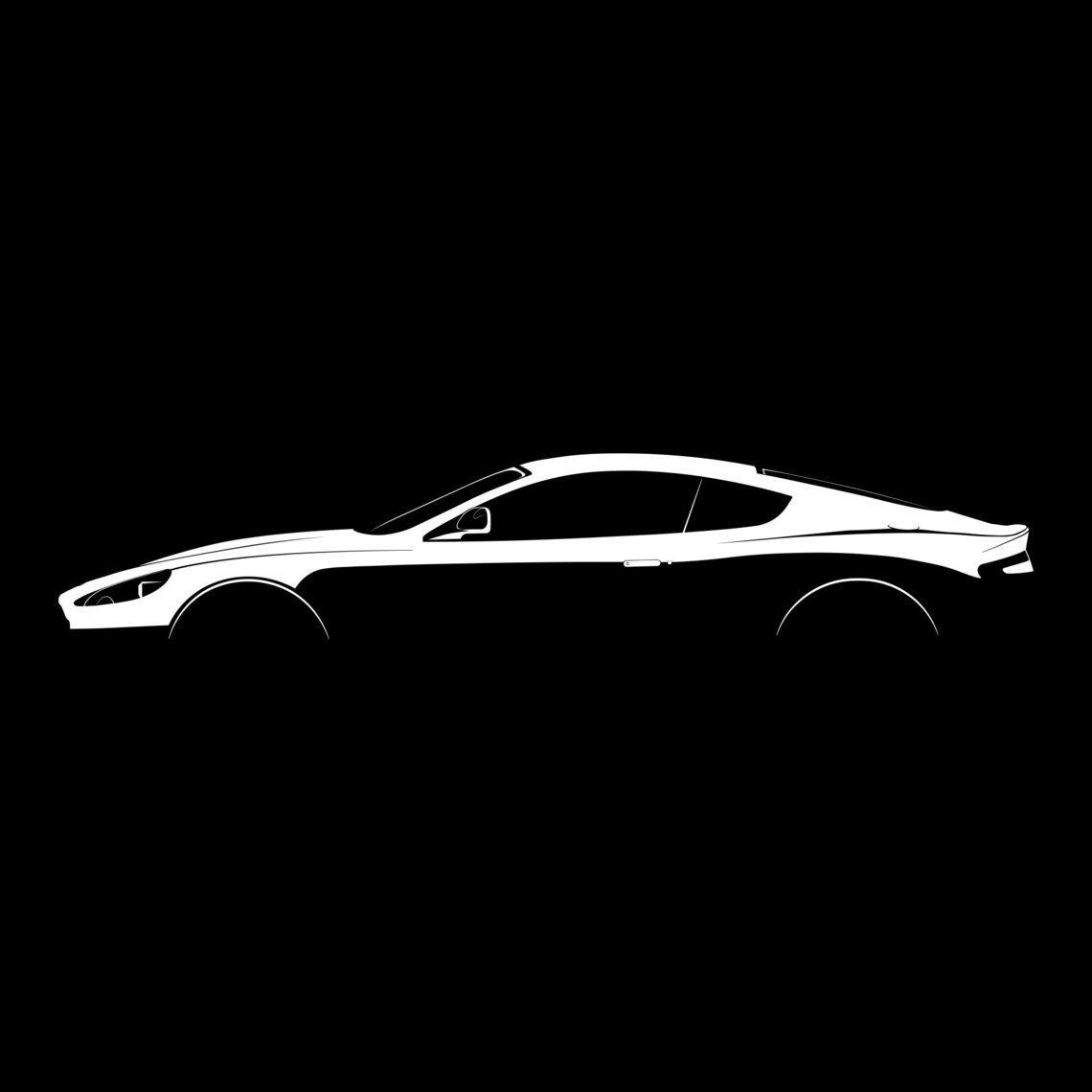 DB9 Silhouette Vector File - Etsy