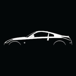 350Z (Coupe/Roadster) Silhouette Vector File