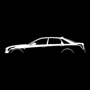 CT6 Silhouette Vector File