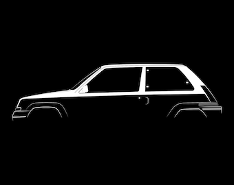 5 GT Turbo Silhouette Vector File